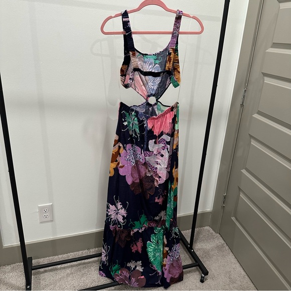 Anthropologie Multicolor Backless Dress - Picture 5 of 6